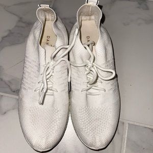 White Danskin tennis shoes